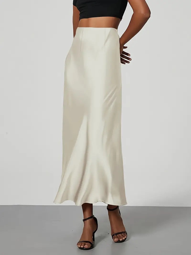 Aurora | Satin Glow Skirt