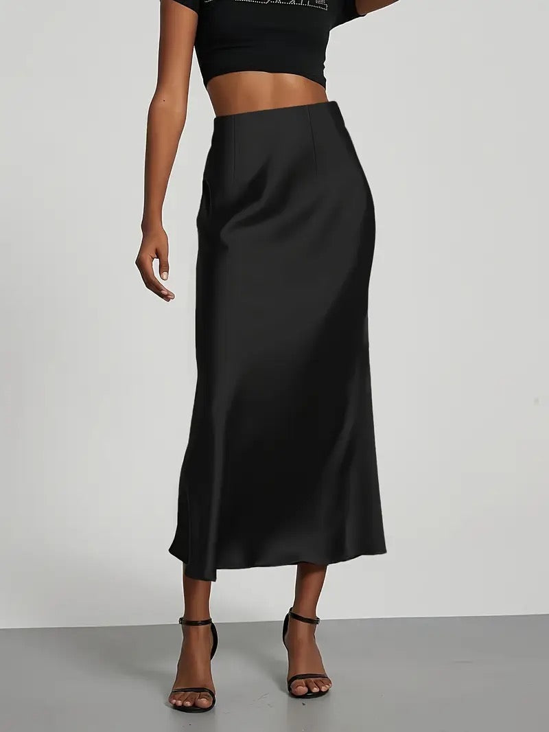 Aurora | Satin Glow Skirt