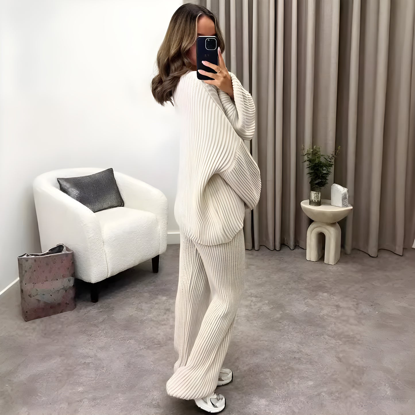 Charlotte | Woolen Two-Piece Casual Set