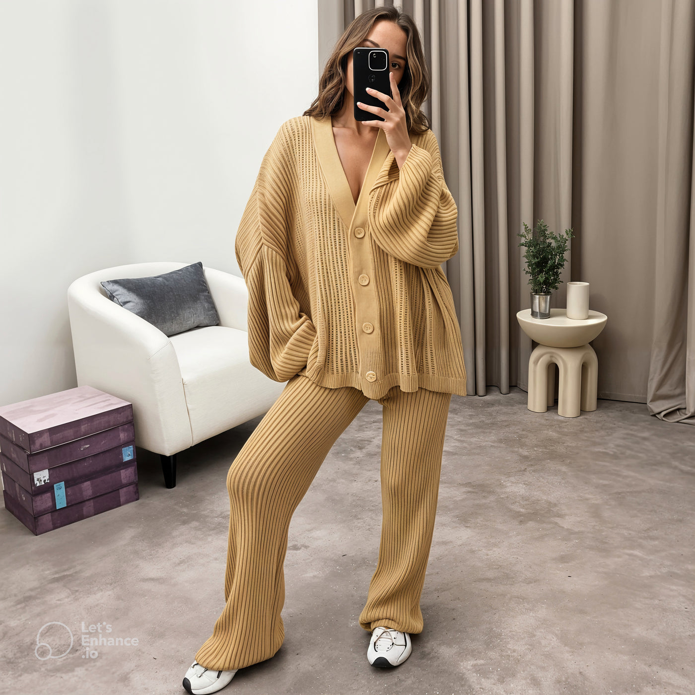 Charlotte | Woolen Two-Piece Casual Set