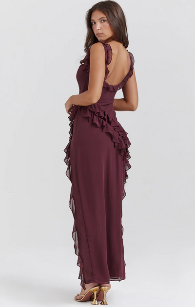Viviana | Ruffle Maxi Dress