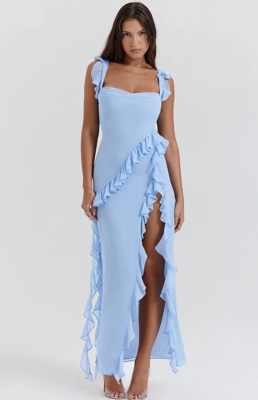 Viviana | Ruffle Maxi Dress