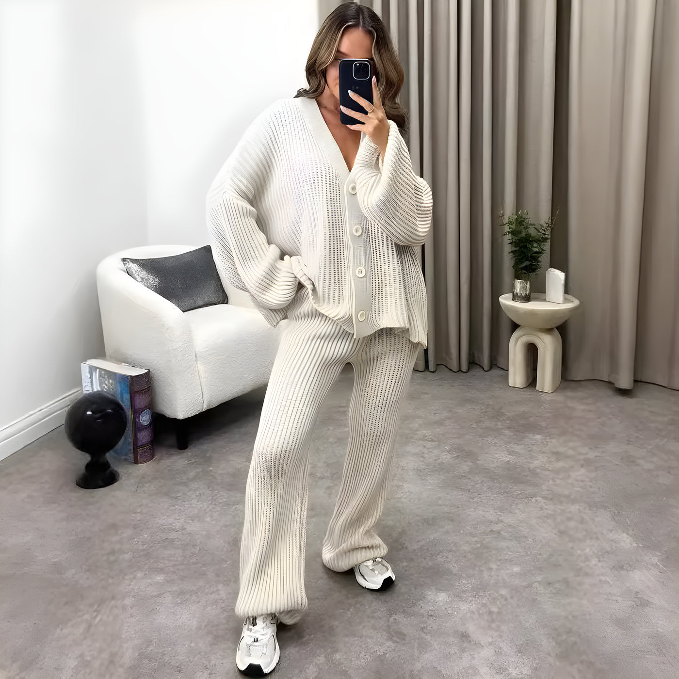 Charlotte | Woolen Two-Piece Casual Set